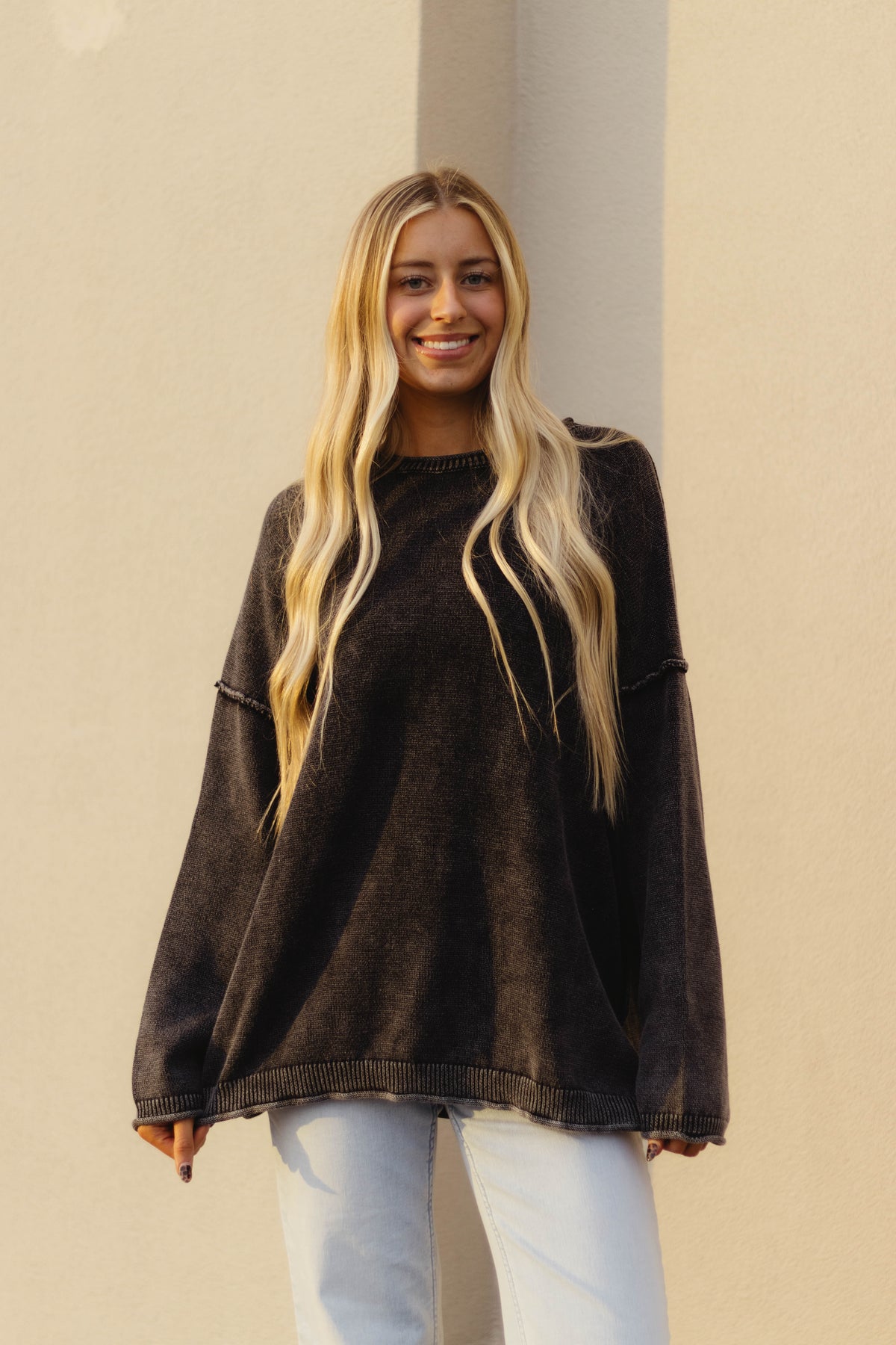 SMOKEY GREY SWEATER