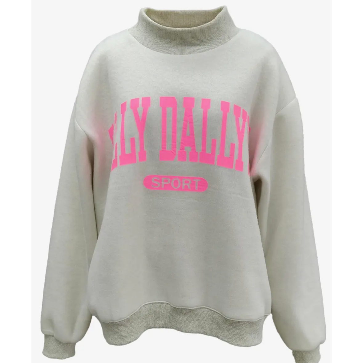 DILLY DALLY REVERSIBLE MOCK NECK