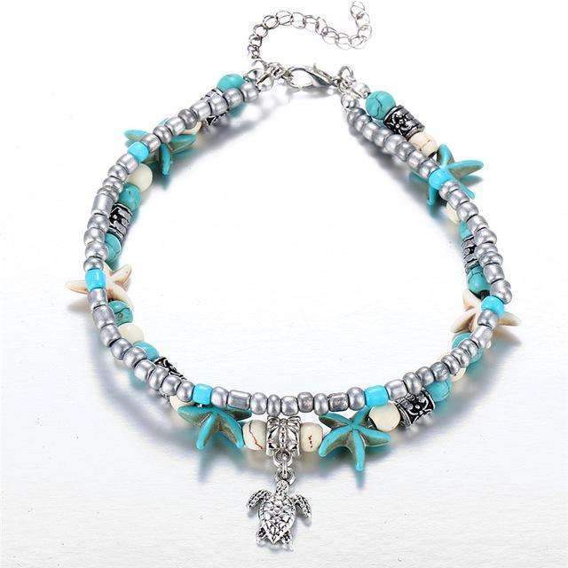 Ocean Double Layer Anklet