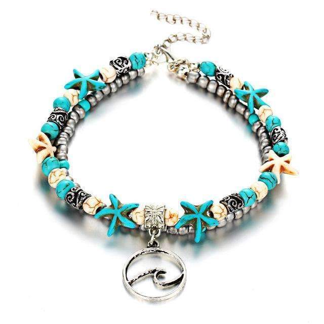 Ocean Double Layer Anklet